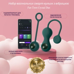 Вагинальные шарики Fun Town Crystal Duo
